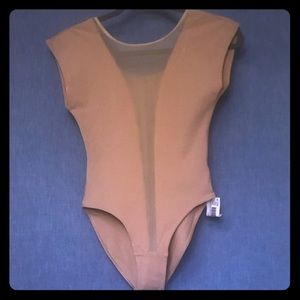 American Apparel Nude Bodysuit